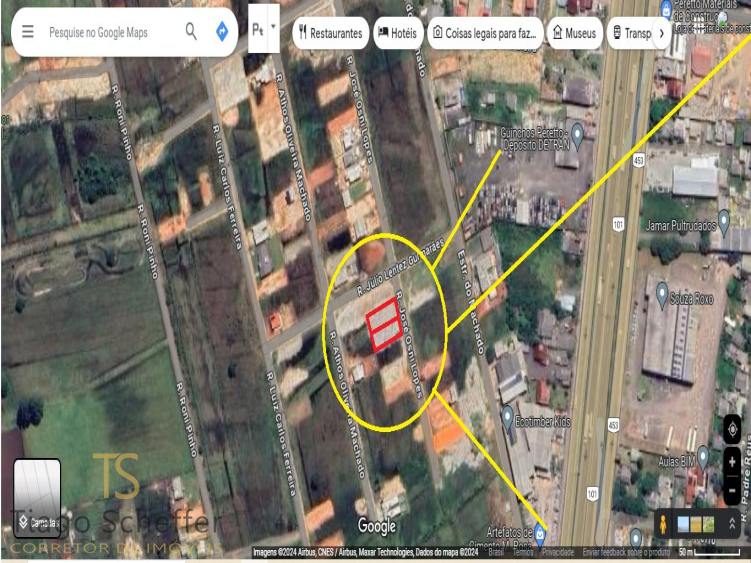 Terreno Padrão em Torres 